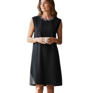 FOREVER 21 BLACK DRESS SZ.S EUC.